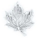 Pewter Maple Leaf Cut-out Pin